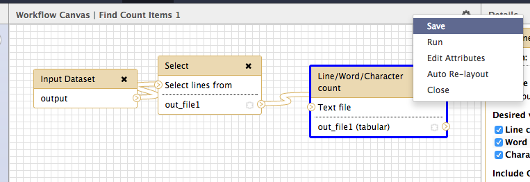 Image save workflow